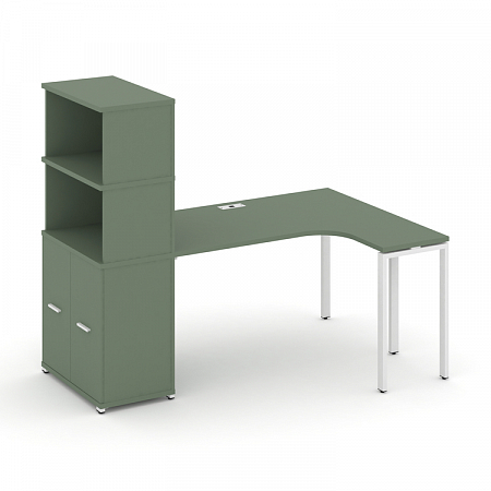 Стол эргономичный с опорным распашным шкафом Concept CN.SA-215(L)