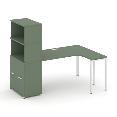 Стол эргономичный с опорным распашным шкафом Concept CN.SA-215(L)