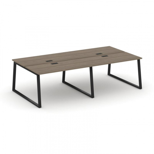 Style Project Рабочая станция 2-х сторон. SN-6T1.DRS-041 Акация Лорка/Металл Антрацит/Заглушка Пласт фото 6