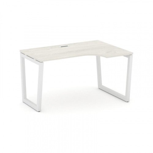 Style Project Стол рабочий эргоном. SN-5T2.SPA-021(R) Акация Лорка/Металл Антрацит/Заглушка Пластик фото 13