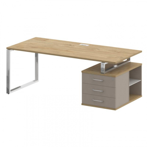 Стол руководителя с опорной тумбой Shift SK.SRT-200 (R) Стол руководителя с опорной тумбой Shift SK.SRT-200 (R)