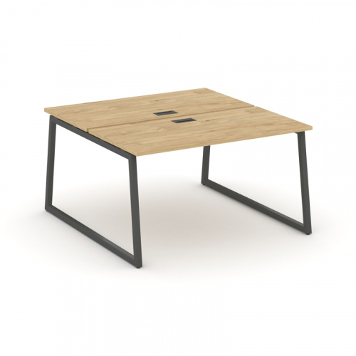 Style Project Рабочая станция 2-х сторон. SN-4T1.DRS-004 Акация Лорка/Металл Антрацит/Заглушка Пласт фото 11