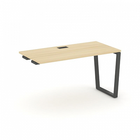 Style Project Стол-приставка к опор. элем. SN-6T2.OPRS-002 Акация Лорка/Металл Антрацит/Заглушка Пла