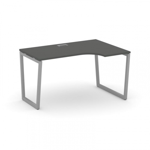 Style Project Стол рабочий эргоном. SN-4T2.SPA-011(R) Акация Лорка/Металл Антрацит/Заглушка Пластик фото 17