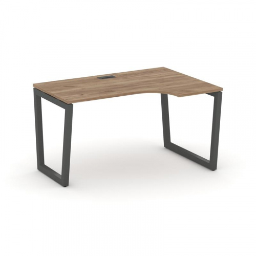 Style Project Стол рабочий эргоном. SN-5T2.SPA-021(R) Акация Лорка/Металл Антрацит/Заглушка Пластик фото 23