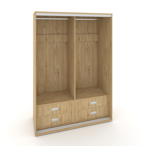 Корпус 2-х секционного шкафа низкого L=1600мм Maris SH.K2-6.2 K3 фото 2