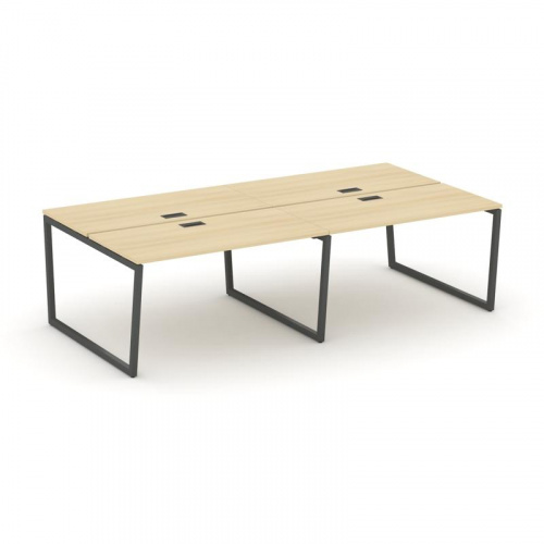 Style Project Рабочая станция 2-х сторон. SN-4T2.DRS-031 Акация Лорка/Металл Антрацит/Заглушка Пласт фото 28