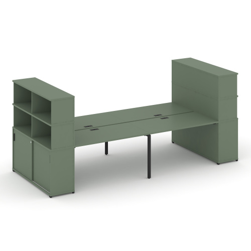 Бенч-система с опорными шкафами-купе Concept CN.DRS-288 Бенч-система с опорными шкафами-купе Concept CN.DRS-288