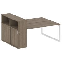 Бенч-система с шкафом-купе на О-обр. м/к Metal System Quattro 50БО.РС-СШК-2.4