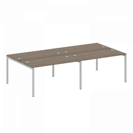 Бенч-система на 4 места на П-обр. м/к Metal System Quattro 40БП.СМ-4.3 